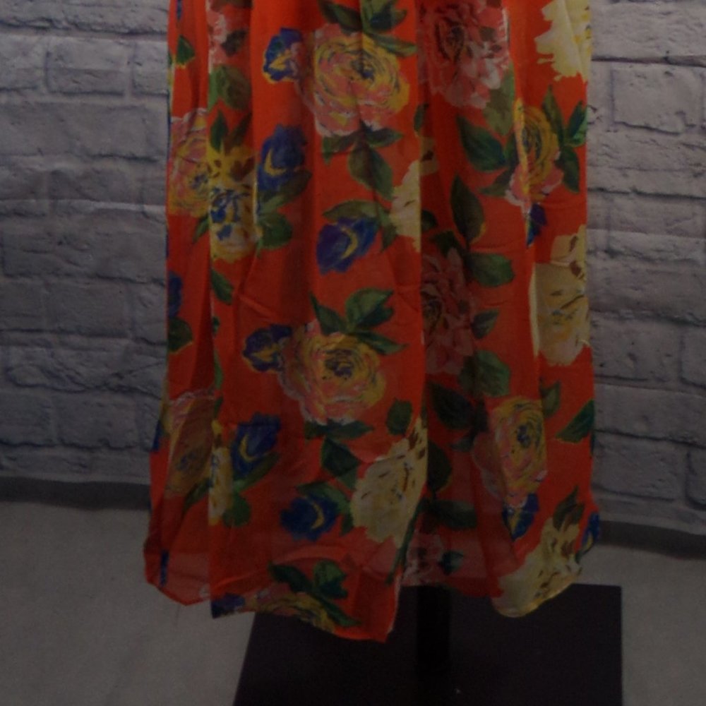 SLEEVELESS FLORAL PRINT DRESS - Picture 4 of 4